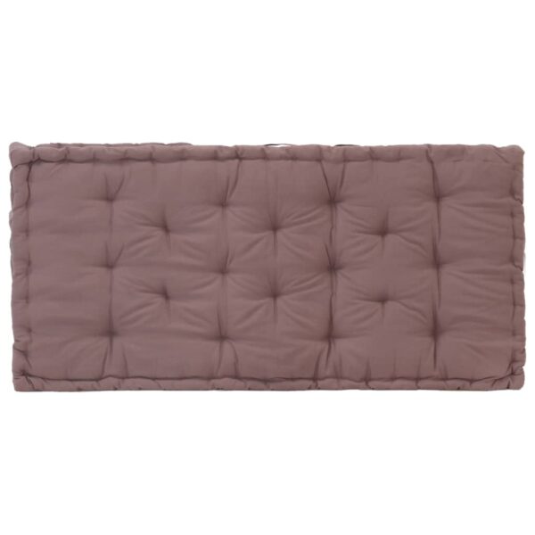 Dyna till pallsoffa bomull 120x80x10 cm taupe - Bild 4