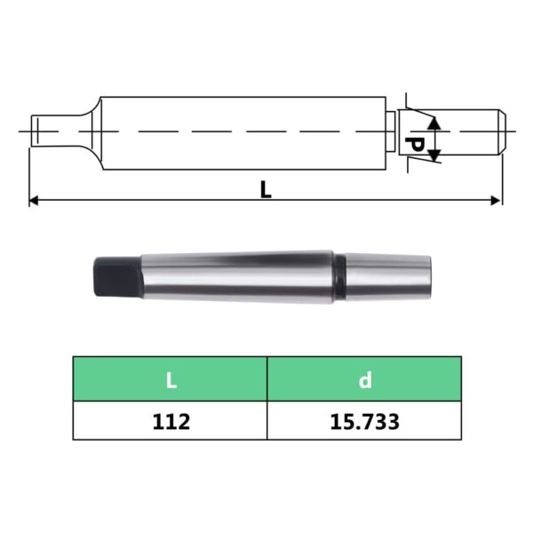 Snabbchuck MT2-B16 med 13 mm spännvidd - Bild 9