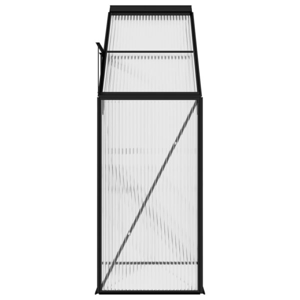 Växthus antracit aluminium 1,38 m³ - Bild 6