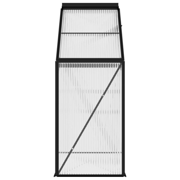 Växthus antracit aluminium 1,33 m³ - Bild 6