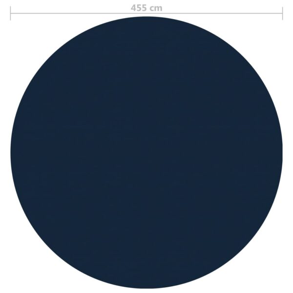 Värmeduk för pool PE 455 cm svart och blå - Bild 5