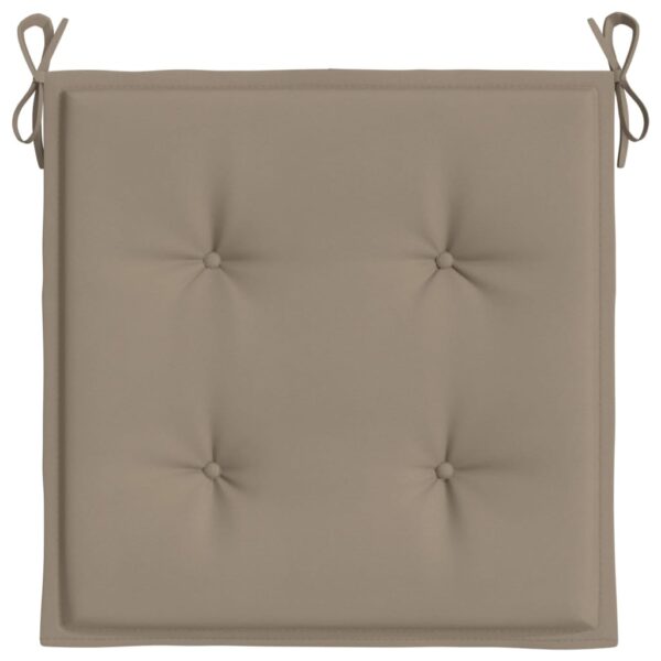 Stolsdynor 2 st taupe 40x40x3 cm oxfordtyg - Bild 5