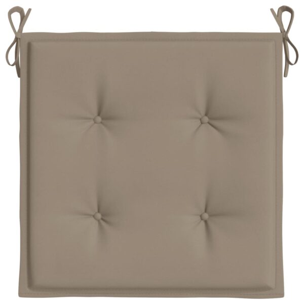 Stolsdynor 6 st taupe 40x40x3 cm oxfordtyg - Bild 5