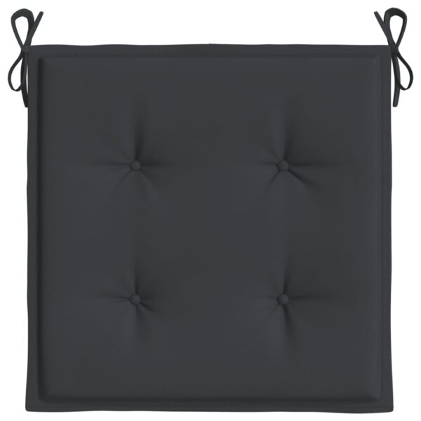 Stolsdynor 4 st svart 50x50x3 cm oxfordtyg - Bild 5