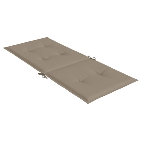 Stolsdynor 6 st taupe 120x50x3 cm tyg - Bild 5