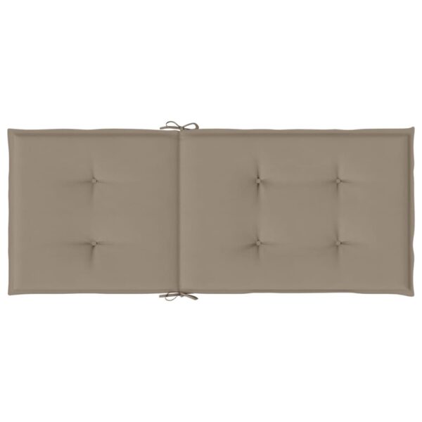 Stolsdynor 6 st taupe 120x50x3 cm tyg - Bild 6