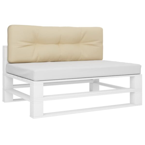 Palldyna beige 120x40x12 cm tyg - Bild 3