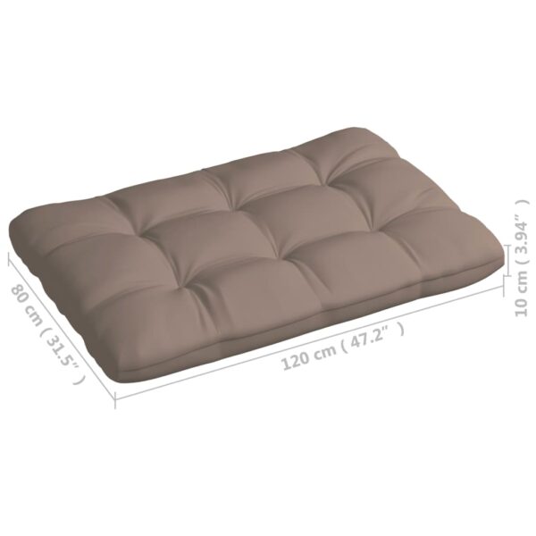 Dynor till pallsoffa 7 st taupe - Bild 7