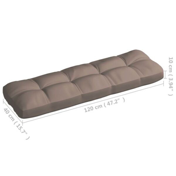 Dynor till pallsoffa 7 st taupe - Bild 8