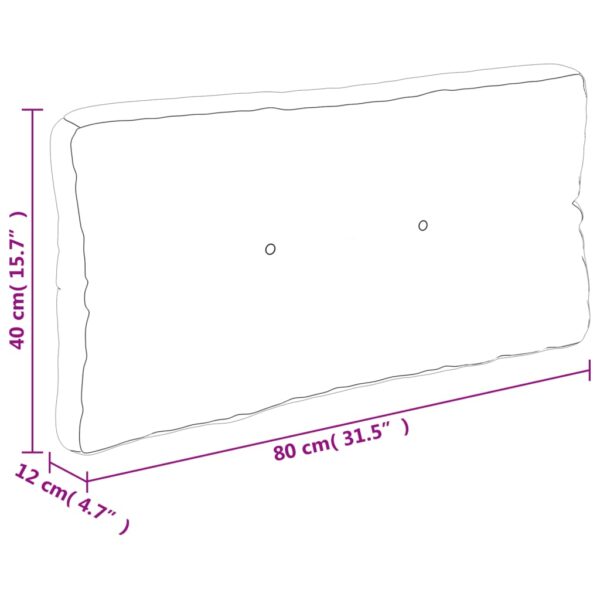 Palldyna antracit 80x40x12 cm tyg - Bild 10