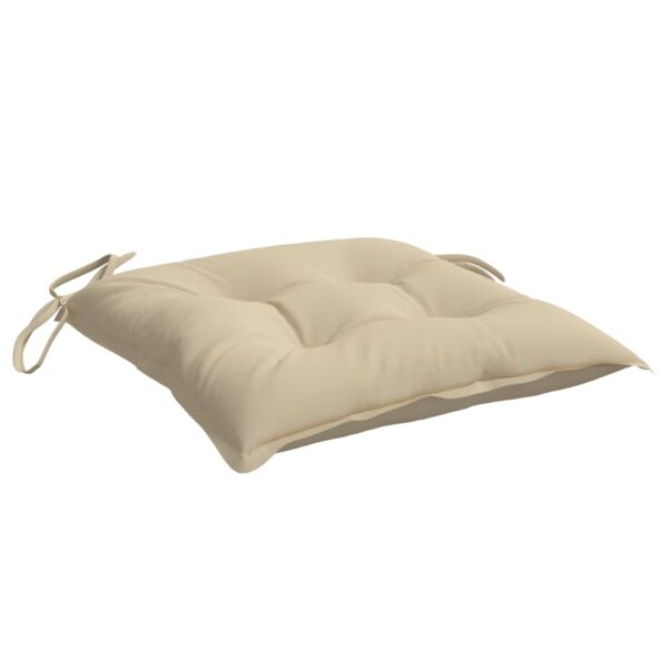 Stolsdynor 2 st beige 40x40x7 cm oxfordtyg - Bild 4