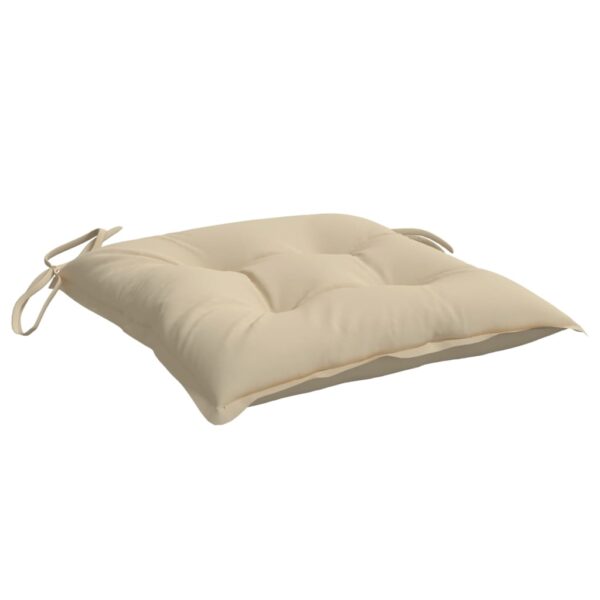 Stolsdynor 4 st beige 40x40x7 cm oxfordtyg - Bild 4