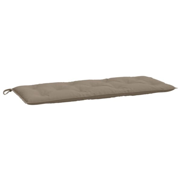 Bänkdyna för trädgården taupe 120x50x7 cm oxfordtyg - Bild 2