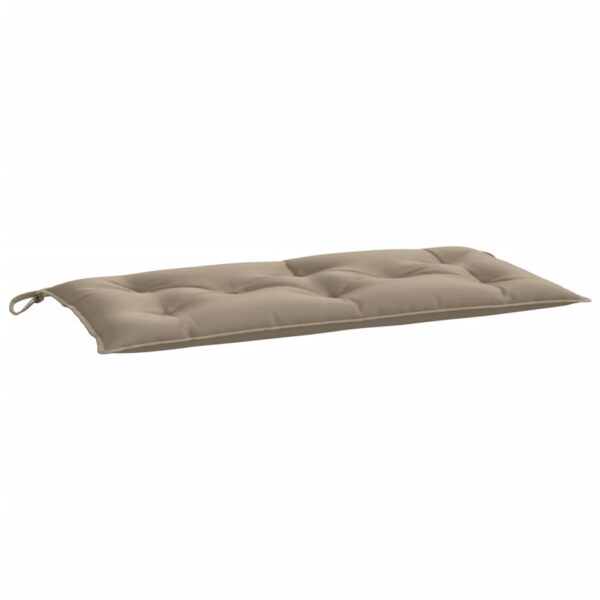 Bänkdynor för trädgården 2st taupe 100x50x7cm oxfordtyg - Bild 4