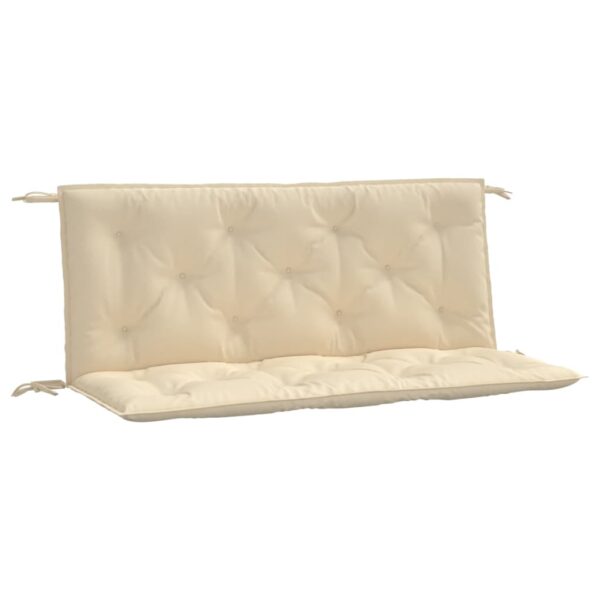 Bänkdynor för trädgården 2st beige 120x50x7cm oxfordtyg - Bild 2