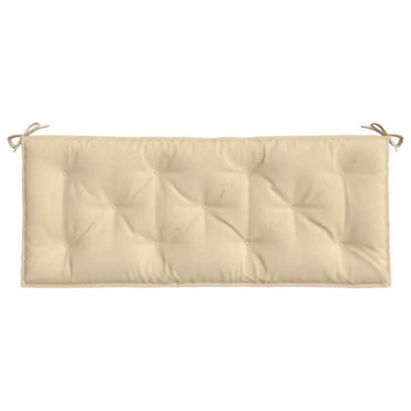 Bänkdynor för trädgården 2st beige 120x50x7cm oxfordtyg - Bild 5