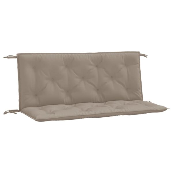 Bänkdynor för trädgården 2st Taupe 120x50x7cm oxfordtyg - Bild 2