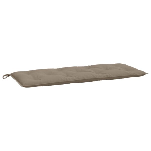 Bänkdynor för trädgården 2st Taupe 120x50x7cm oxfordtyg - Bild 4