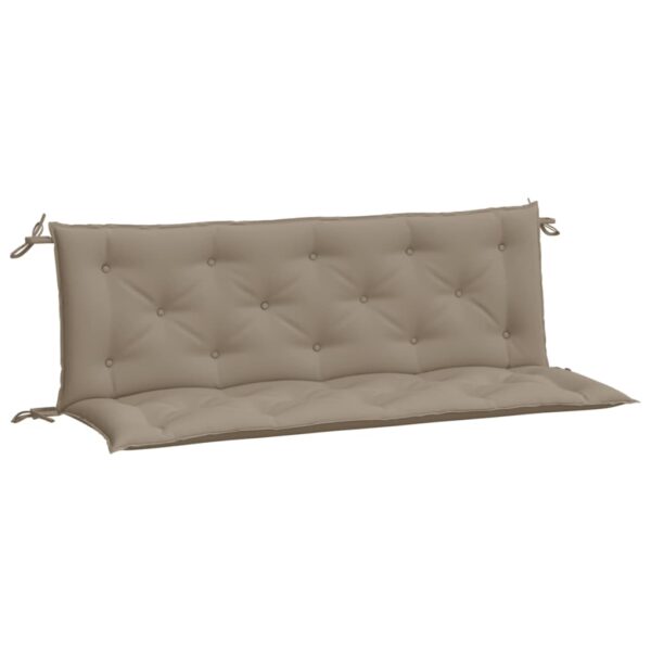 Bänkdynor för trädgården 2st Taupe 150x50x7cm oxfordtyg - Bild 5