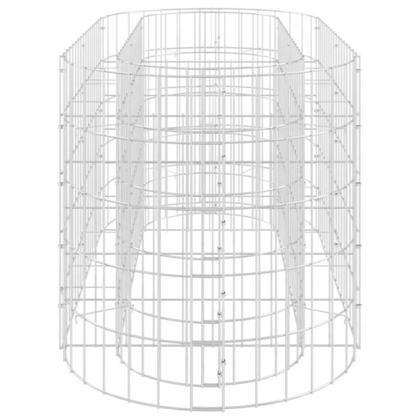 Planteringsgabion galvaniserat järn 120x50x50 cm - Bild 5