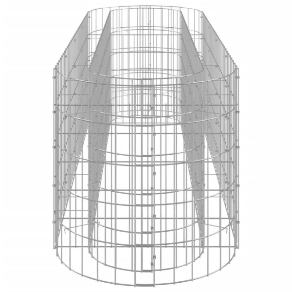 Planteringsgabion galvaniserat järn 190x50x50 cm - Bild 5