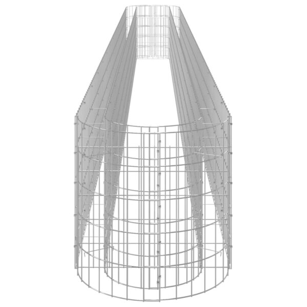 Planteringsgabion galvaniserat järn 540x50x50 cm - Bild 5