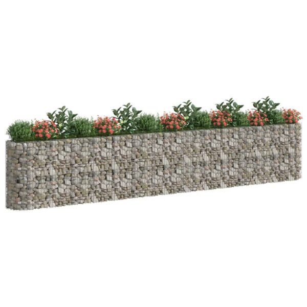 Planteringsgabion galvaniserat järn 540x50x100 cm - Bild 3