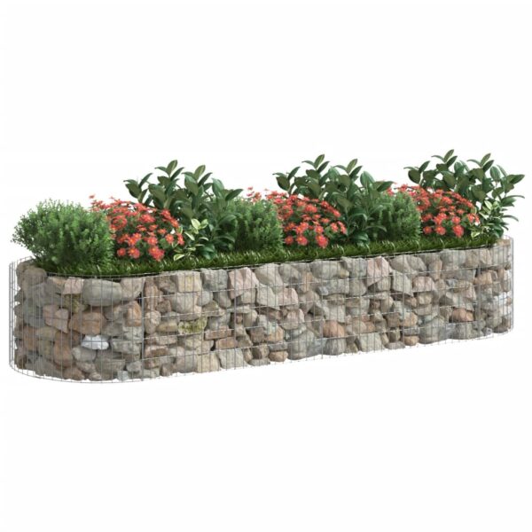 Planteringsgabion galvaniserat järn 300x100x50 cm - Bild 3