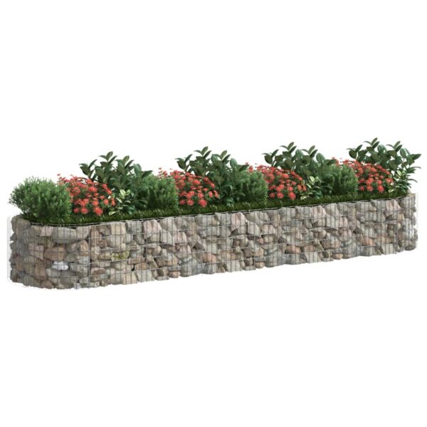 Planteringsgabion galvaniserat järn 400x100x50 cm - Bild 3