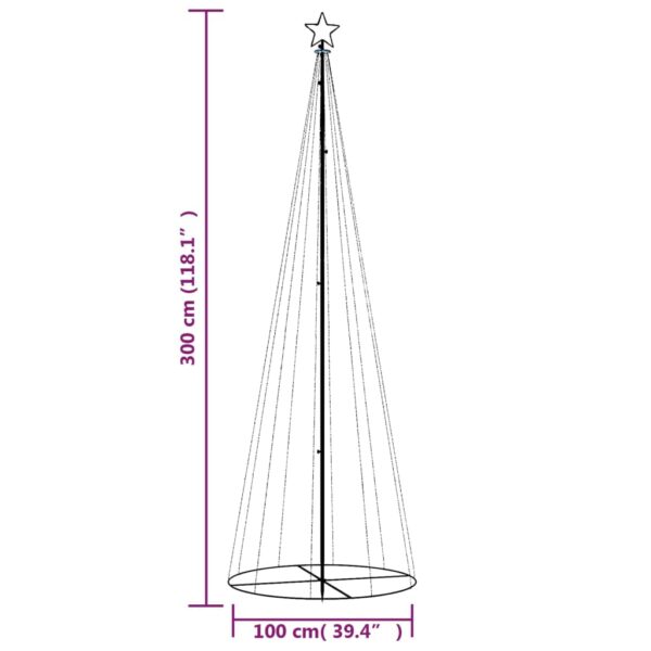 Julgranskon varmvit 310 LEDs 100x300 cm - Bild 10