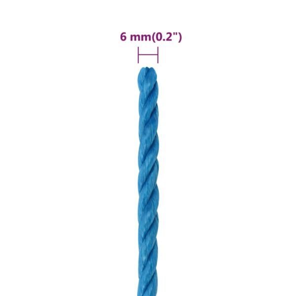 Rep blå 6 mm 25 m polypropylen - Bild 6