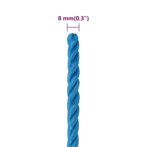 Rep blå 8 mm 100 m polypropylen - Bild 6