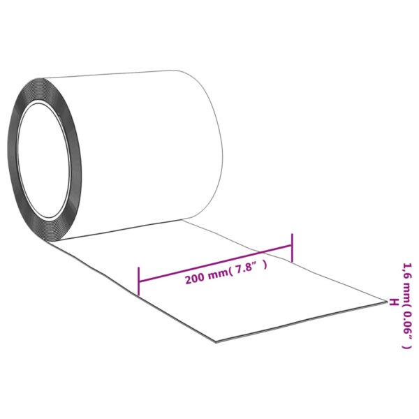 Köldridå röd 200x1,6 mm 50 m PVC - Bild 7