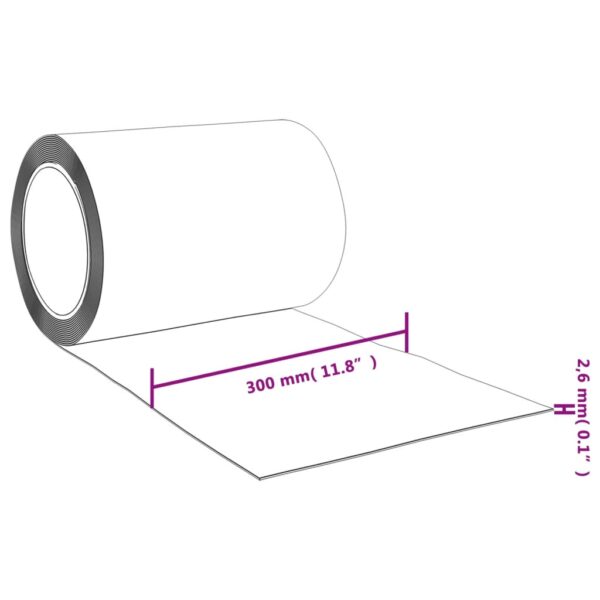 Köldridå röd 300x2,6 mm 10 m PVC - Bild 7