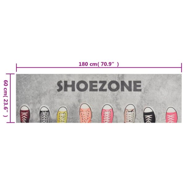 Köksmatta maskintvättbar shoezone 60x180 cm sammet - Bild 5