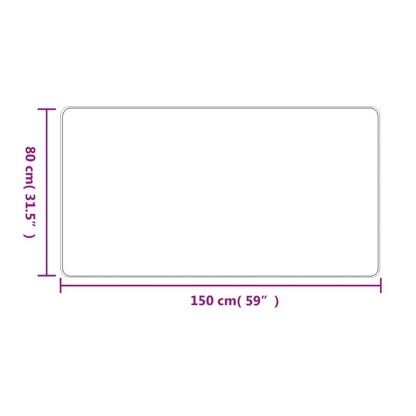 Gångmatta sisallook antracit 80x150 cm - Bild 6