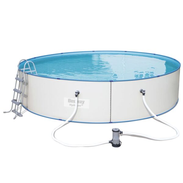 Bestway Pool med tillbehör Hydrium stålram rund 460x90 cm - Bild 2