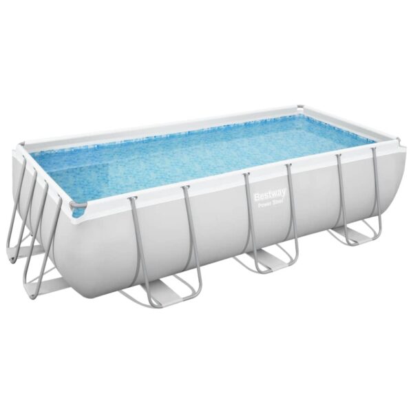 Bestway Pool Power Steel rektangulär 404x201x100 cm - Bild 3