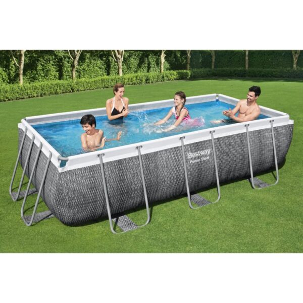 Bestway Pool Power Steel med tillbehör 404x201x100 cm