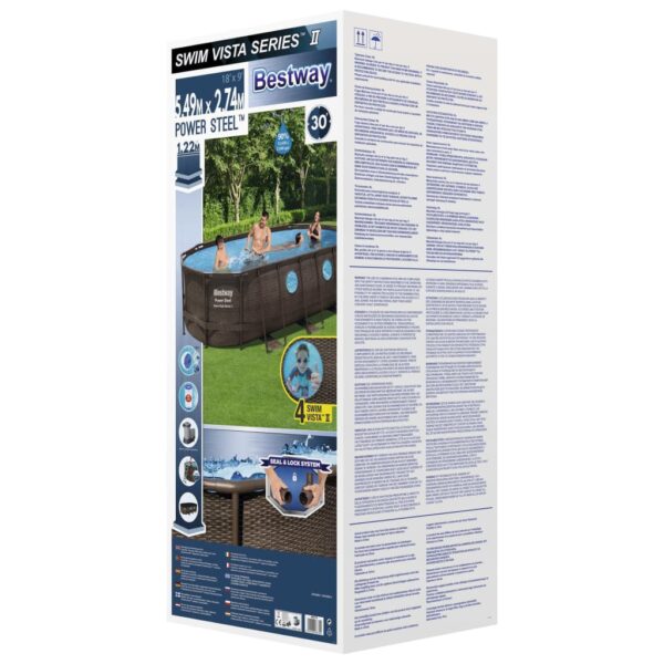 Bestway Pool Power Steel Swim Vista Series set 549x274x122 cm - Bild 10