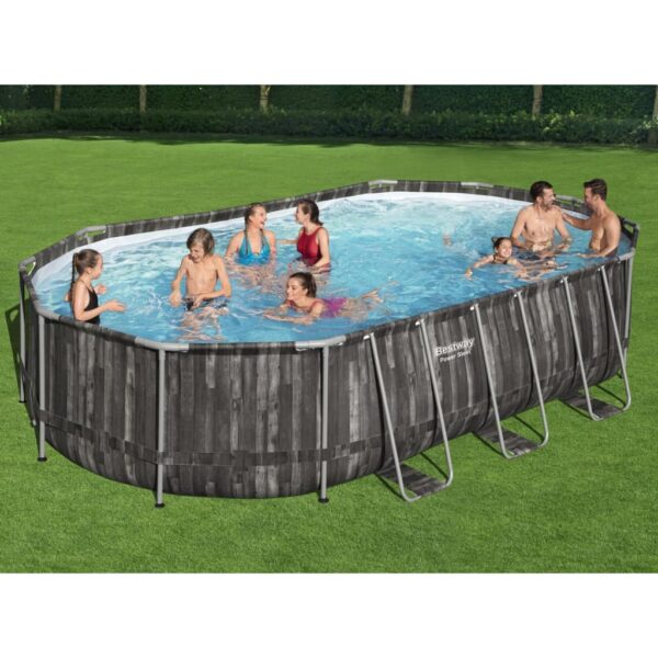 Bestway Poolset Power Steel oval 488x305x107 cm