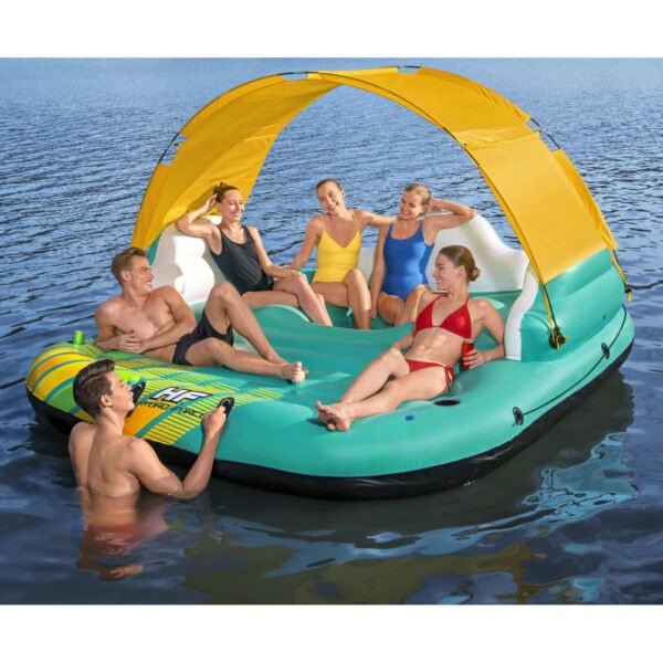 Bestway Flytande flotte för 5 personer Sunny Lounge 291x265x83 cm