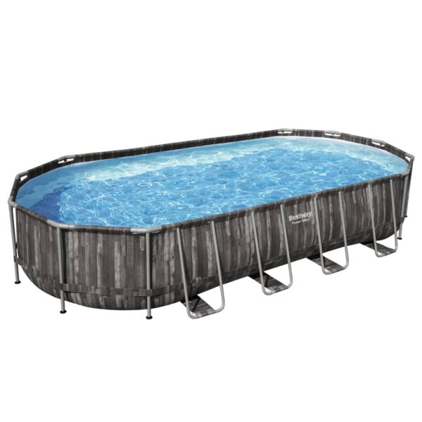 Bestway Pool med tillbehör oval 7,32x3,66x1,22 m - Bild 3