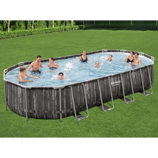 Bestway Pool med tillbehör oval 7,32x3,66x1,22 m