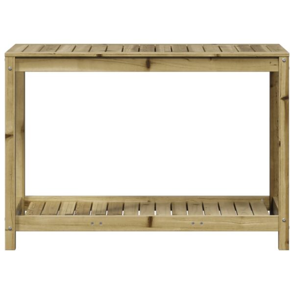 Växtbord med hylla 108x50x75 cm massiv impregnerad furu - Bild 5