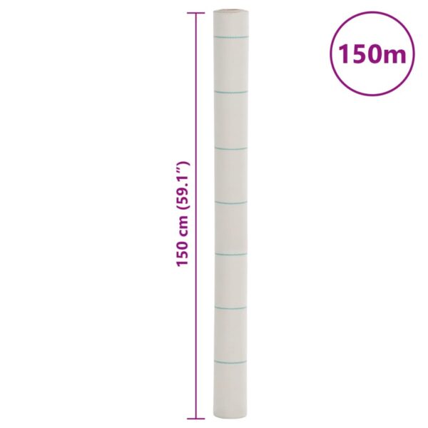 Ogräsmatta vit 1,5x150 m PP - Bild 8