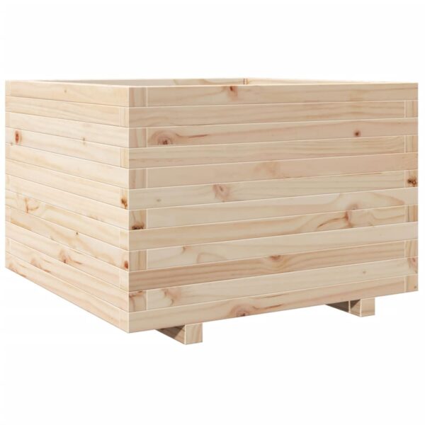 Odlingslåda 70x70x49,5 cm massivt furuträ - Bild 2