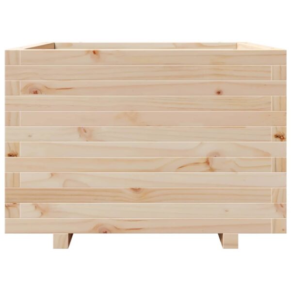 Odlingslåda 70x70x49,5 cm massivt furuträ - Bild 5