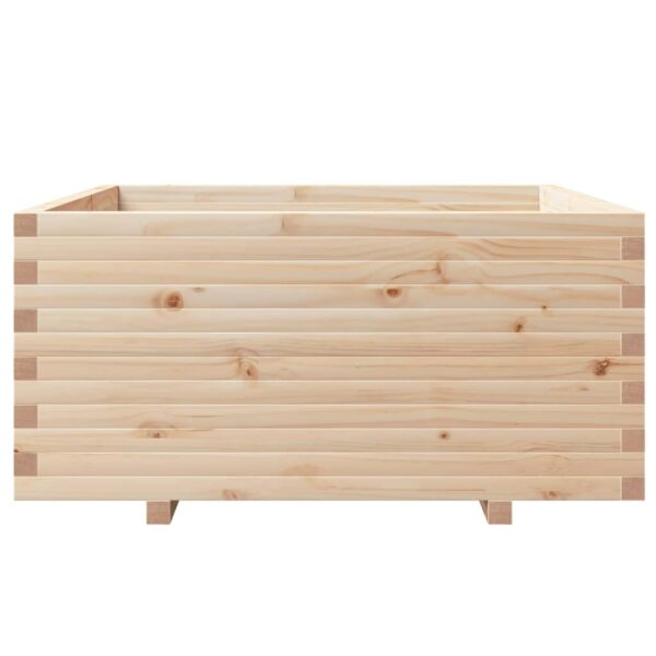 Odlingslåda 100x100x49,5 cm massivt furuträ - Bild 5