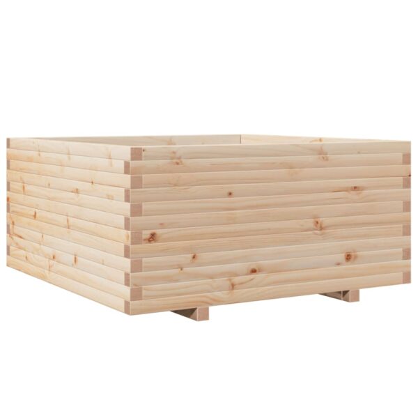 Odlingslåda 100x100x49,5 cm massivt furuträ - Bild 7